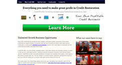 Desktop Screenshot of creditcrm.com