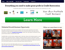 Tablet Screenshot of creditcrm.com